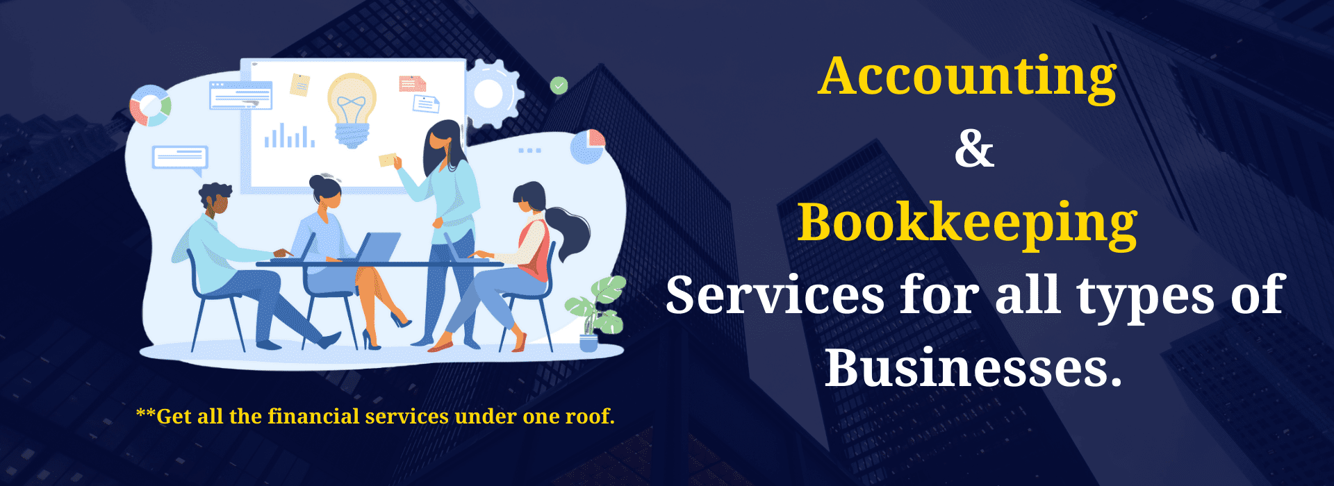 Accounting and bookkeeping services for all types of businesses
