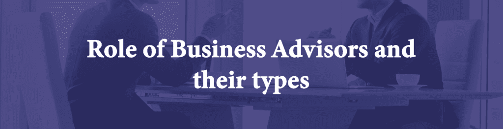 role of business advisors
